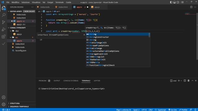 Generics - Typescript Tutorial Italiano 11 смотреть онлайн