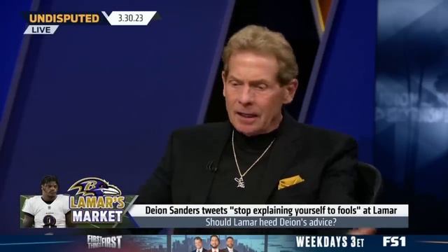 UNDISPUTED | Skip and Shannon react Deion Sanders Has Some Advice for Lamar Jackson смотреть онлайн