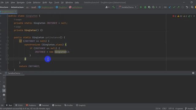 Java Interview Questions- Singleton Class смотреть онлайн