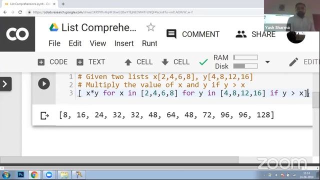 List Comprehensions and Data Structures in Python смотреть онлайн