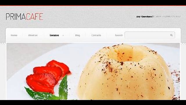Preview White Cafe Joomla Template by Astra TMT смотреть онлайн
