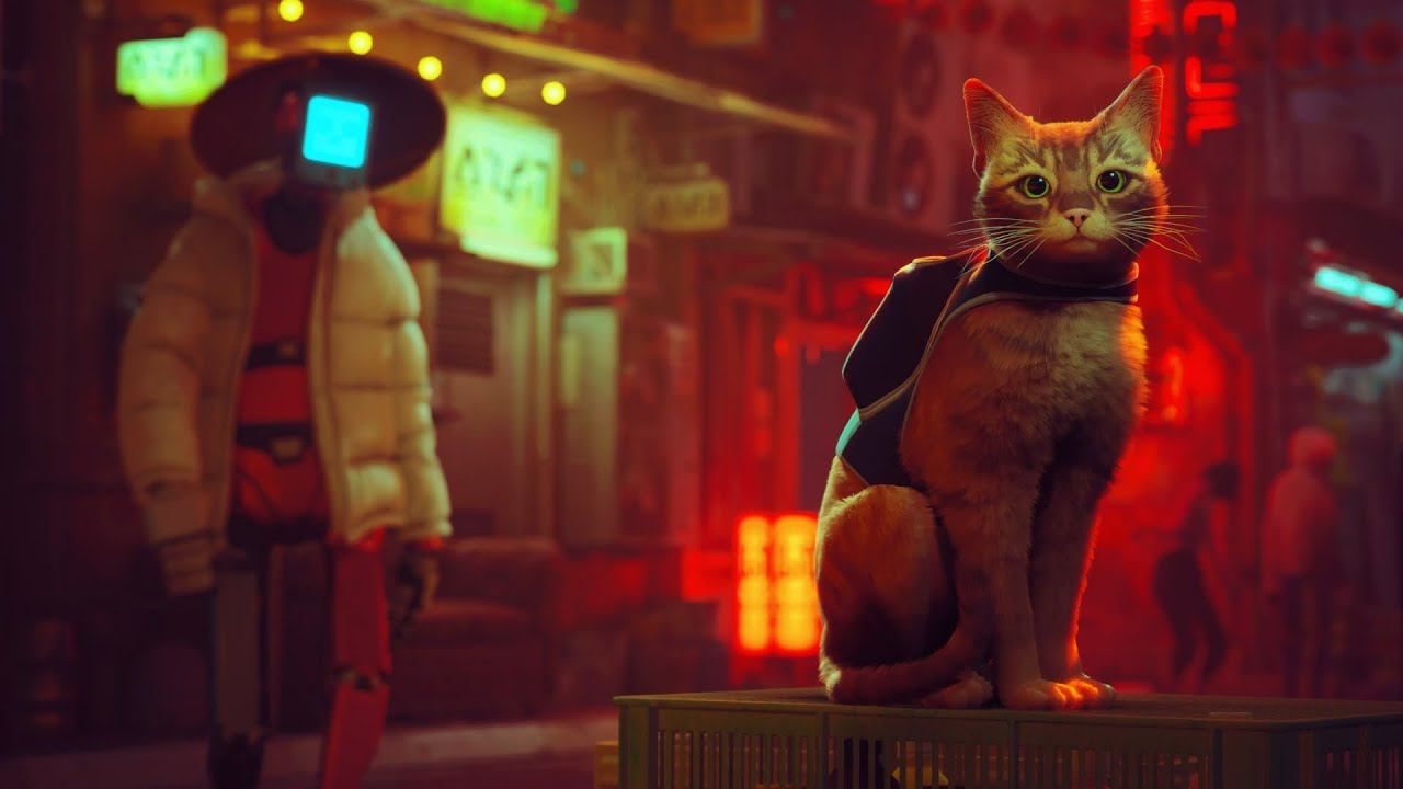 Кот киборг. Играем за кота в Stray смотреть онлайн