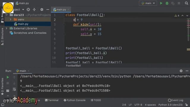 CBİLAB'DAN PYTHON DERSLERİ 23 : Nesne Tabanlı Programlama 1 (OOP) смотреть онлайн
