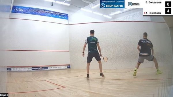 Корт 6. Турнир по сквошу BBR Bank SPB CUP 2023, день 1, 4 ноября. Сквош-клуб RC Club