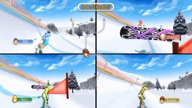 Family Party 30 Great Games Winter Fun USA - Nintendo Wii смотреть онлайн