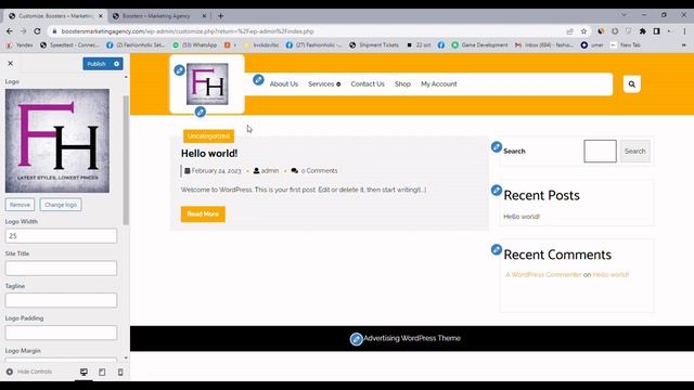 Learn How to Change Logo and Title in Wordpress | Boosters смотреть онлайн