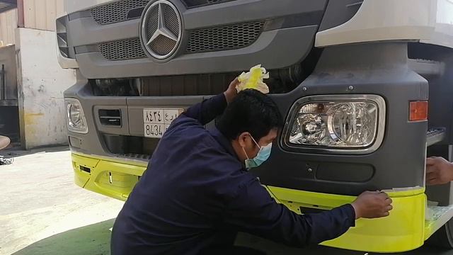 Mercedes-Benz actros 2040 automatic new safety barrier and sticker смотреть онлайн