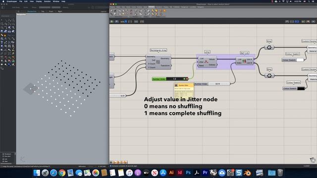 How to select random items in Rhino Grasshopper смотреть онлайн