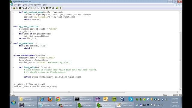 Python Class 11062013 Python Django Basic Forms смотреть онлайн