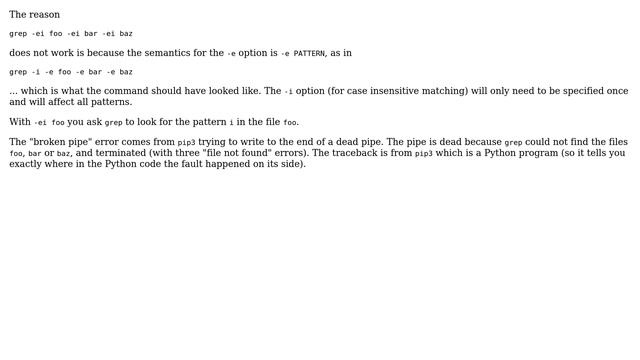 Unix & Linux: How do I grep multiple patterns from a pipe? (2 Solutions!!) смотреть онлайн