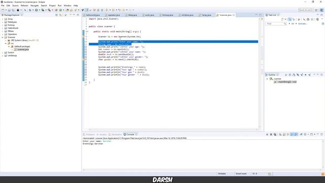 Scanner, getting input from the user - Java for Beginners pt. 9 смотреть онлайн