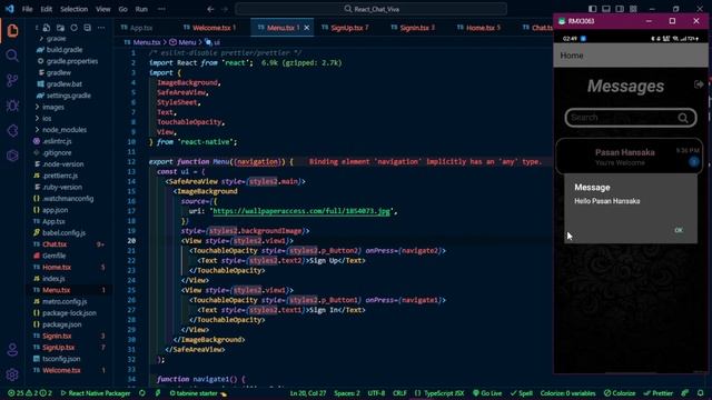 React Native | Chat App | Java Institute смотреть онлайн