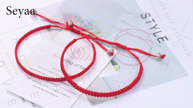 How to Make Red String of Fate Bracelets Kabbalah Protection Good Luck смотреть онлайн