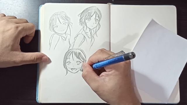 Let's Sketch #5 | Anime Drawing | Draw with me | Kloud Draw смотреть онлайн