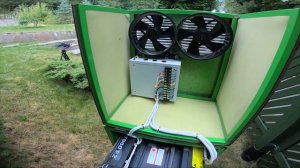 Шумозащитный кожух для генератора. Обзор будки для бензогенератора.