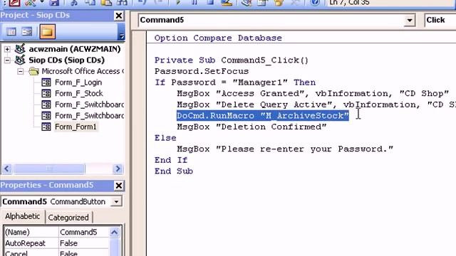 2.29 Password Protecting Queries with Access VBA смотреть онлайн