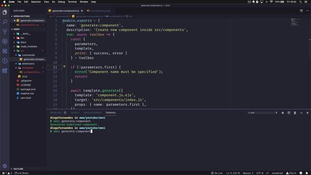 Criando uma CLI com NodeJS e Gluegun | Diego Fernandes смотреть онлайн