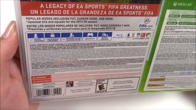 FIFA 18 (PS4/Xbox One/PS3/Xbox 360/Nintendo Switch) Unboxing!! смотреть онлайн