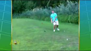 смешные моменты игры в гольф