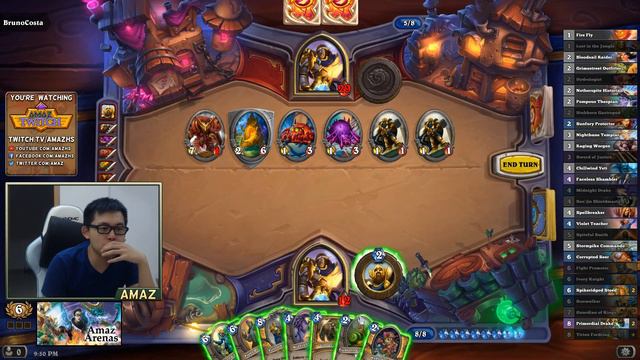 Hearthstone Arena - 12 wins Paladin with Tirion Fordring! смотреть онлайн