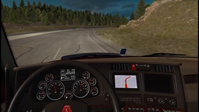 American Truck Simulator - First journey to Utah in VR смотреть онлайн