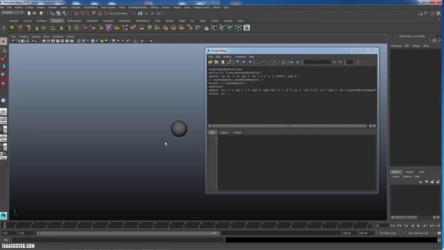 Introduction to Python Scripting in Maya, Ch 01 Getting Started смотреть онлайн