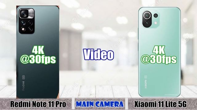 Xiaomi Redmi Note 11 Pro 5G vs Xiaomi Mi 11 Lite 5G смотреть онлайн