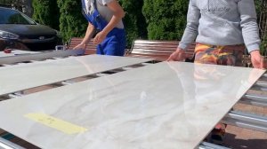 БОЛЬШАЯ ПЛИТКА. КРУПНЫЙ ФОРМАТ. КАК УКЛАДЫВАТЬ? С чего начинать укладку плитки? ЧАСТЬ 1. LARGE TILE