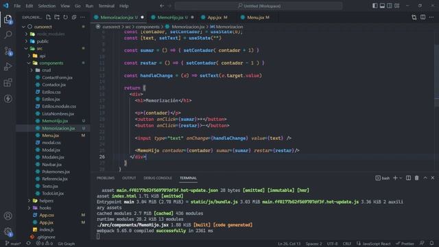 39. Memorización (memo, useCallback y useMemo) | React en español смотреть онлайн