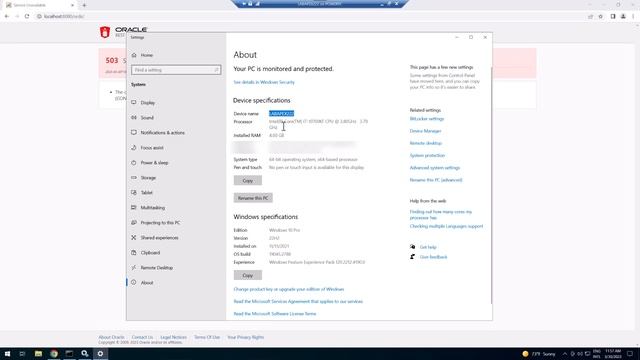 Solución al Error 503 del ORDS al desplegar Oracle APEX смотреть онлайн