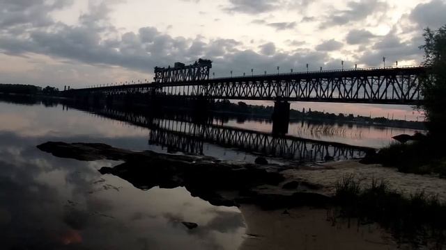 Крюковский мост - Кременчуг Time-lapse смотреть онлайн