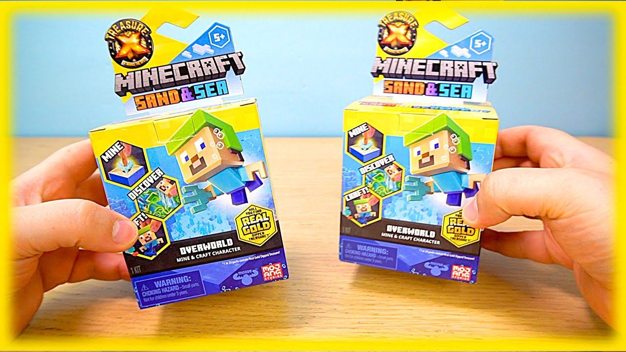 Treasure X Minecraft Sand and Sea распаковка смотреть онлайн