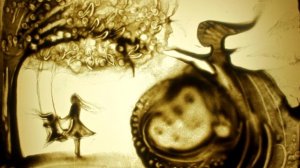 Очень красивая песочная анимация для мамы