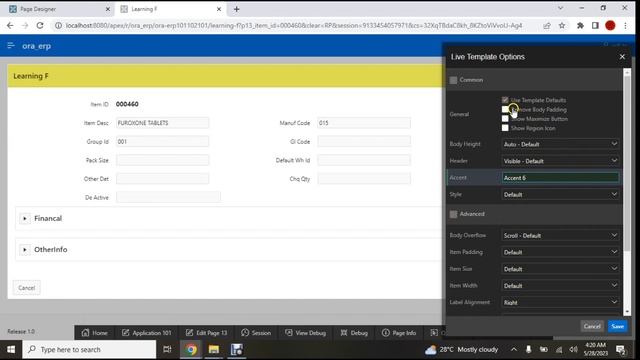 6 - Oracle Apex - Advance Layout смотреть онлайн