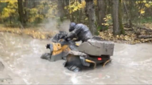 Дружеский заезд на квадроциклах РМ-800, Stels Gepard , Polaris и BRP смотреть онлайн