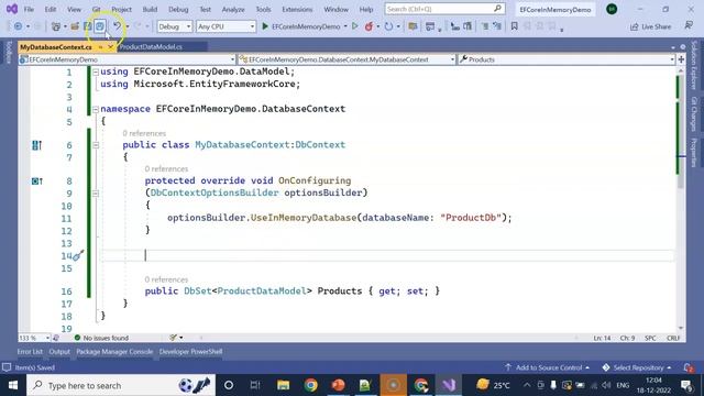 Implement Entity Framework Core In-Memory Database with ASP .NET Core 6.0 смотреть онлайн