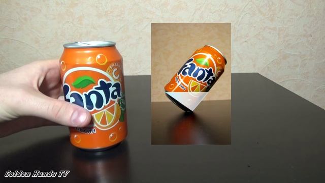 Как поставить алюминиевую банку под углом - на ребро смотреть онлайн