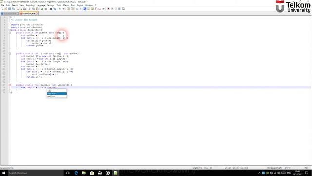 Tugas Besar STRUKDAT Ide Legand Bucket Sort(Implementasi) смотреть онлайн