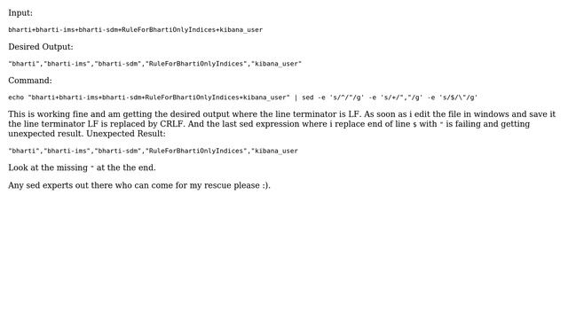 Unix & Linux: Sed replace on CRLF not working (2 Solutions!!) смотреть онлайн