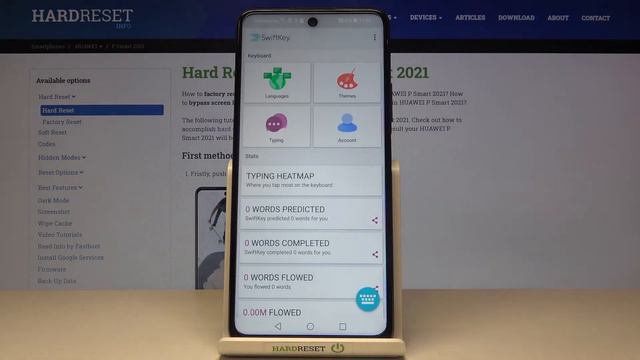 How to Activate SwiftKey Autocorrection in HUAWEI P Smart 2021 NFC – Keyboard Settings смотреть онлайн