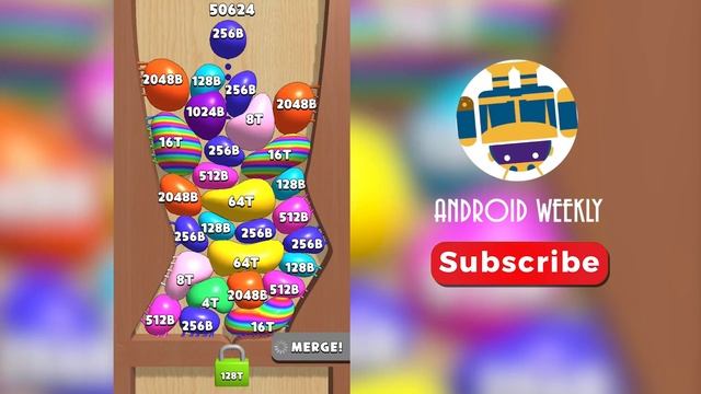 Blob Merge 3D 2048: MAX Level - Unlock 128T Vs 256T, 512T For Next | Blob Merge 3D World Record