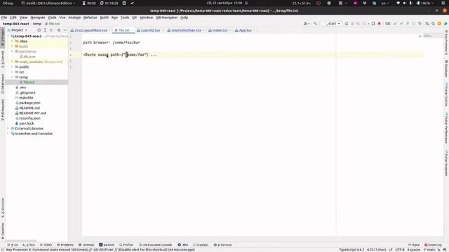{ React Router } Как компонент Route сопоставляет пути (URL), работа пропсов exact и strict смотреть онлайн