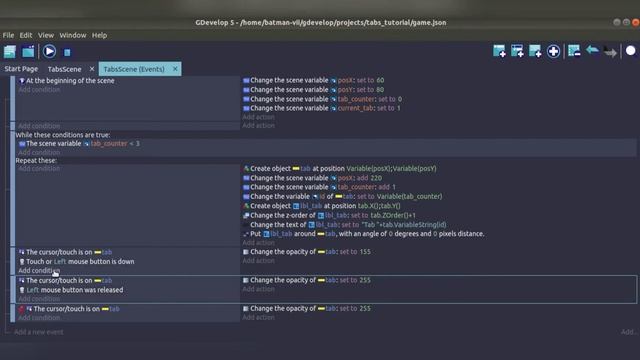Gdevelop Tutorial | How to create tabs using less assets смотреть онлайн
