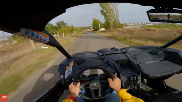 2023 CAN-AM MAVERICK X3 TURBO RR 200 HP - POV Test Drive I 4K смотреть онлайн