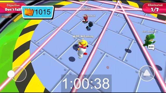The longest game in laser tracer(2.17 minutes).Stumble Guys World Record смотреть онлайн