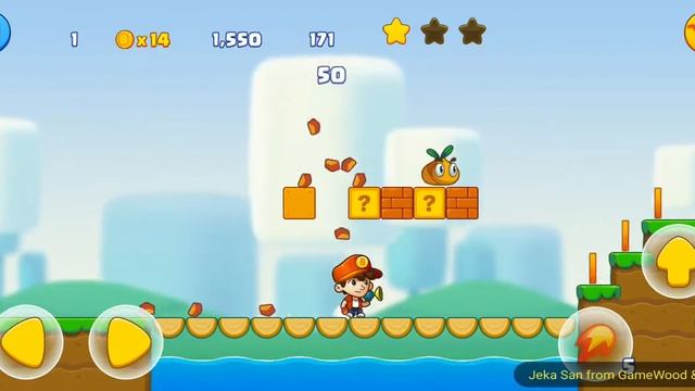 Level 1. Прохождение игры Super Jack's World — Free Run Game на Android смотреть онлайн