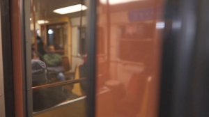 Sweden, Stockholm, Subway ride from  Solna centrum to Kista