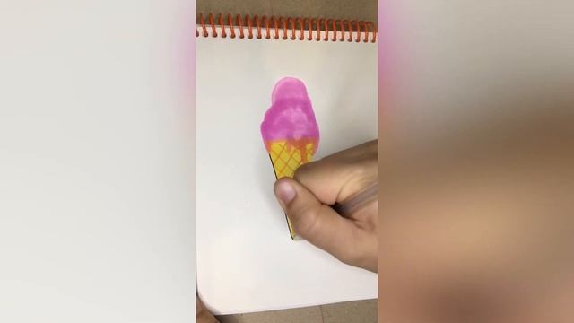 Как нарисовать мороженное: учимся рисовать (раскраска для детей) смотреть онлайн