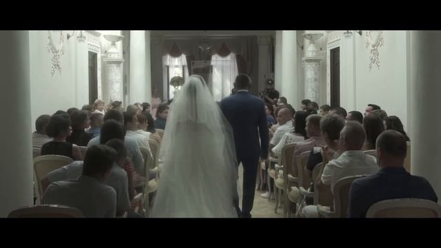 Выездная свадебная церемония регистрация Александра и Алины в Тамбове, в Москве смотреть онлайн