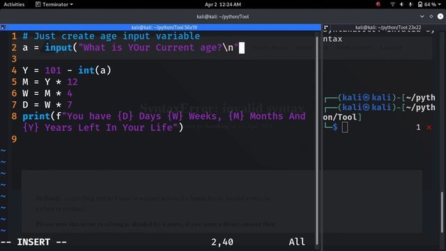SyntaxError: invalid syntax In Python How To Fix 2022 смотреть онлайн
